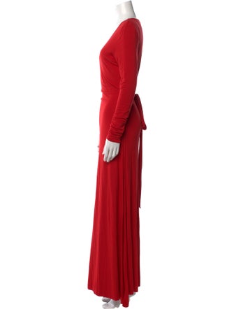 Ralph Lauren V-Neck Long Dress