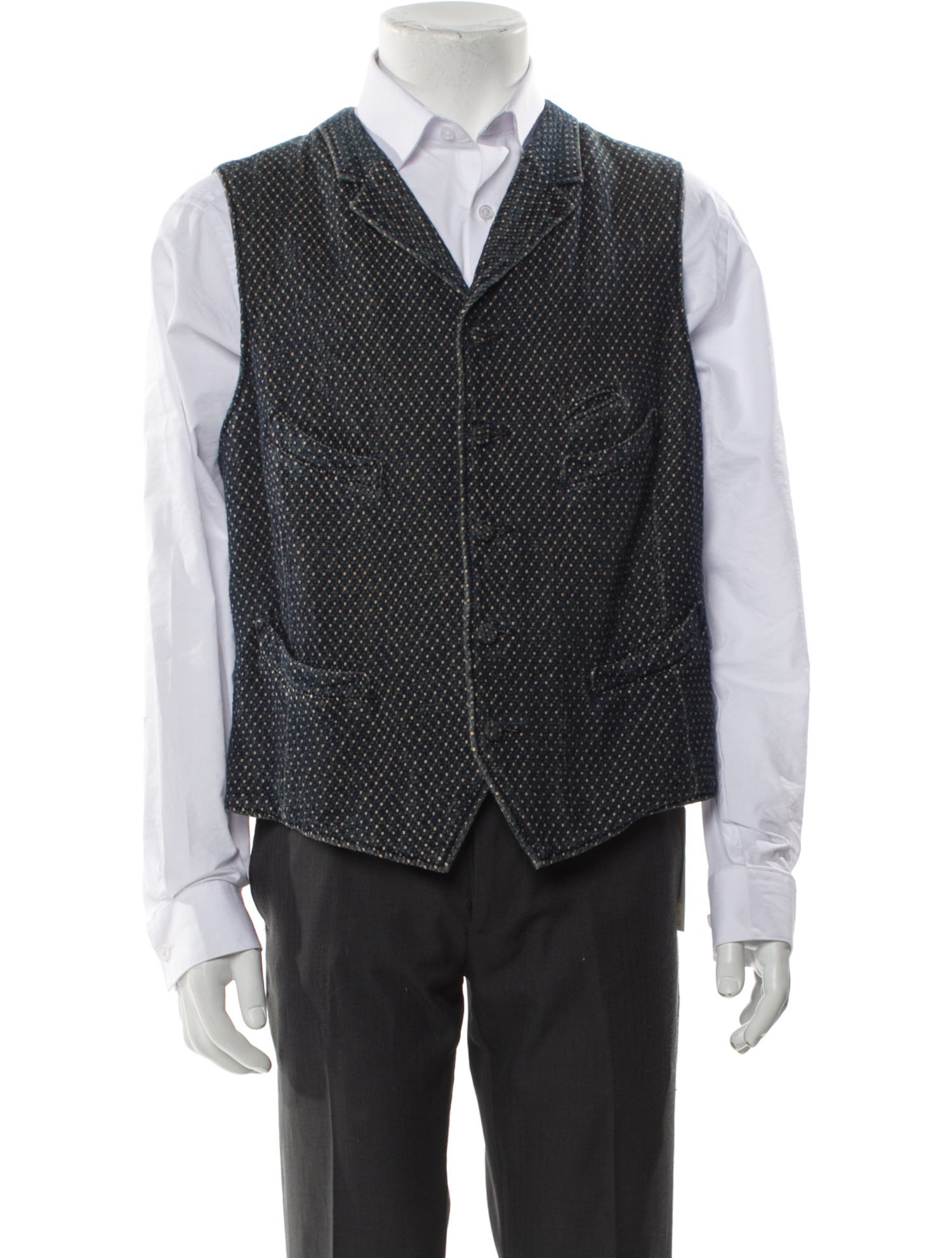 Ralph Lauren Polka Dot Print Vest