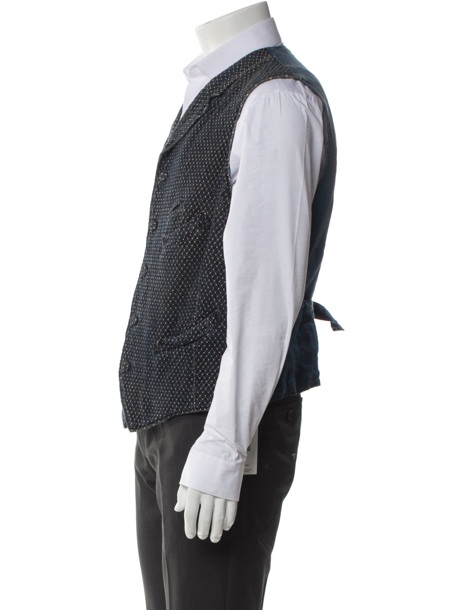 Ralph Lauren Polka Dot Print Vest