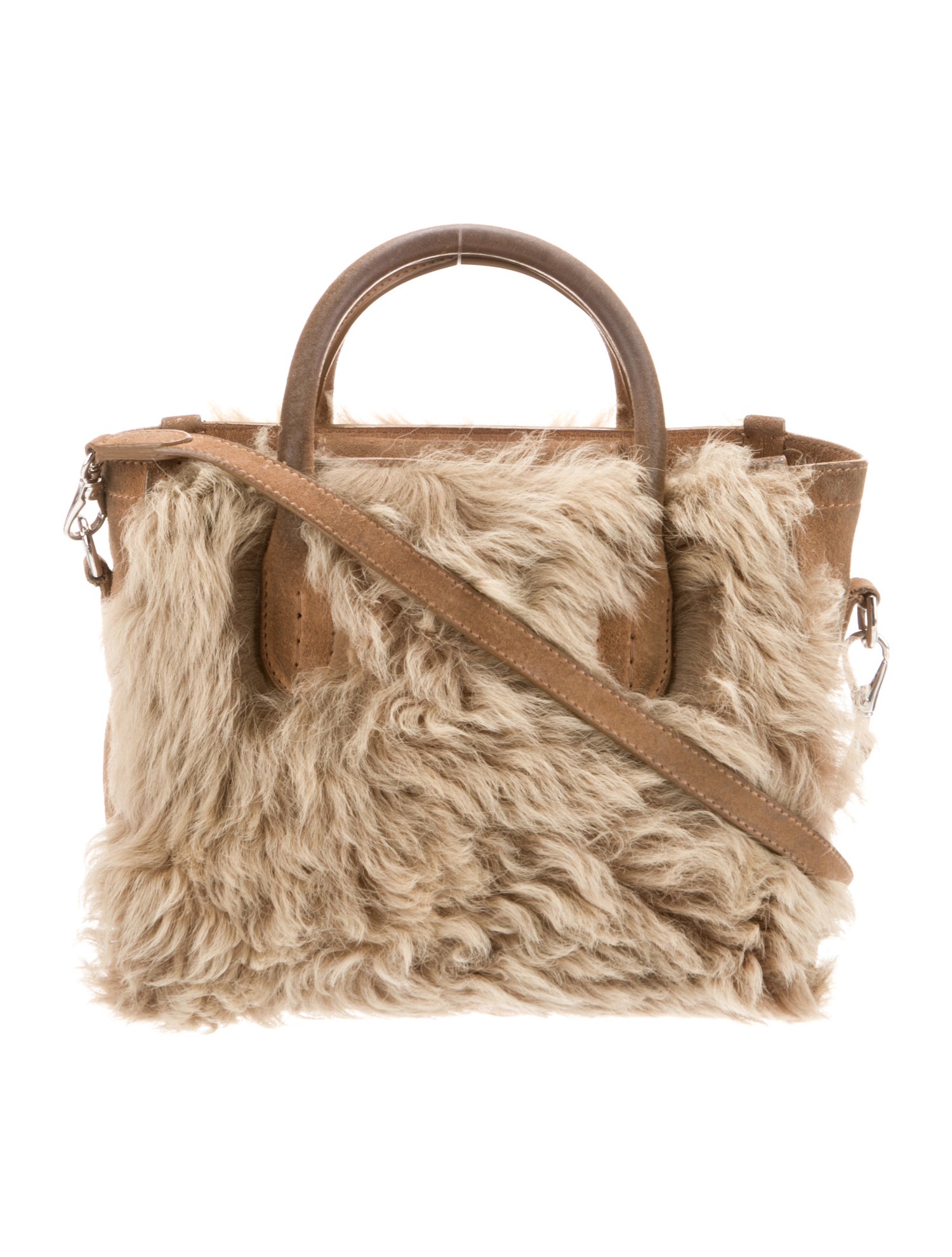 Ralph Lauren Suede Top Handle Bag