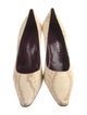 Ralph Lauren Snakeskin Animal Print Pumps