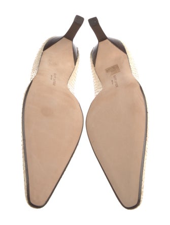 Ralph Lauren Snakeskin Animal Print Pumps