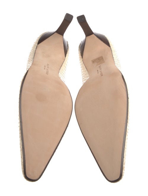 Ralph Lauren Snakeskin Animal Print Pumps