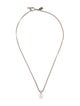 Ralph Lauren Faux Pearl & Crystal Pendant Necklace