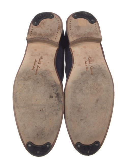 Ralph Lauren Suede Tassel Accents Dress Loafers