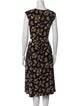 Ralph Lauren Floral Print Midi Length Dress