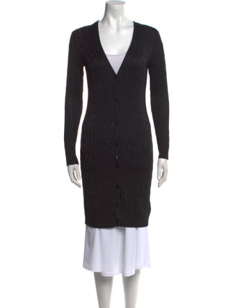 Ralph Lauren Silk V-Neck Sweater