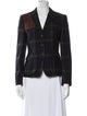 Ralph Lauren Wool Plaid Print Blazer