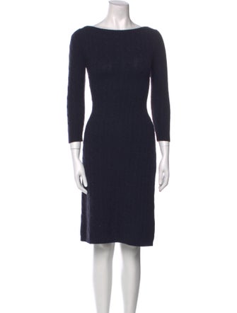 Ralph Lauren Cashmere Knee-Length Dress