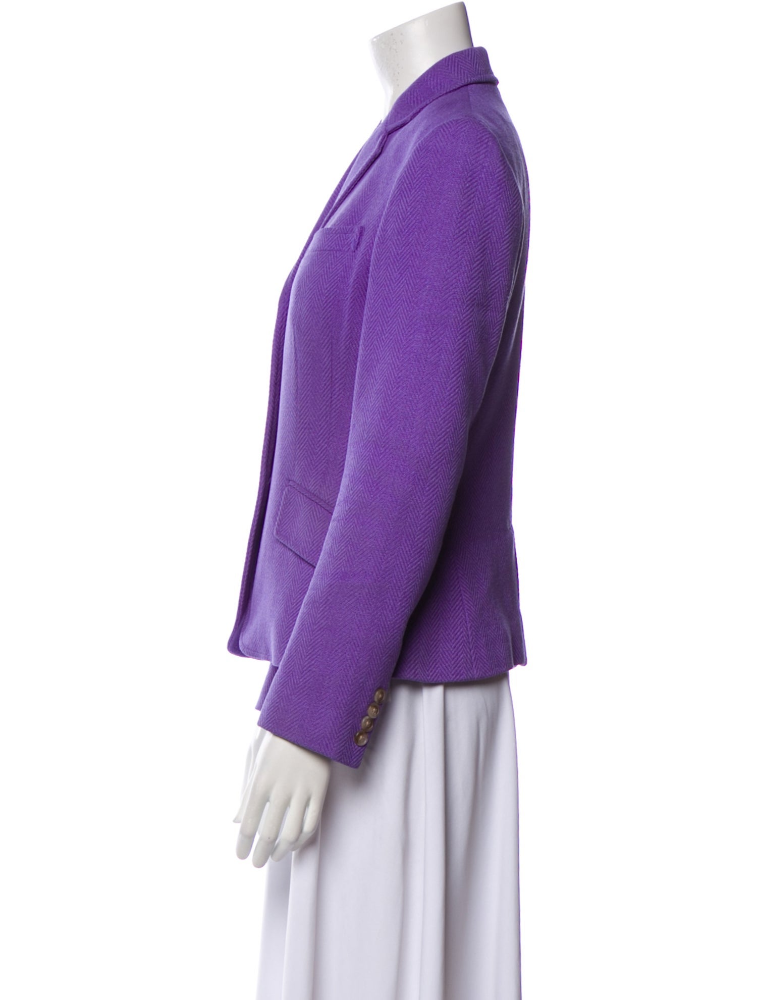 Ralph Lauren Silk Striped Blazer