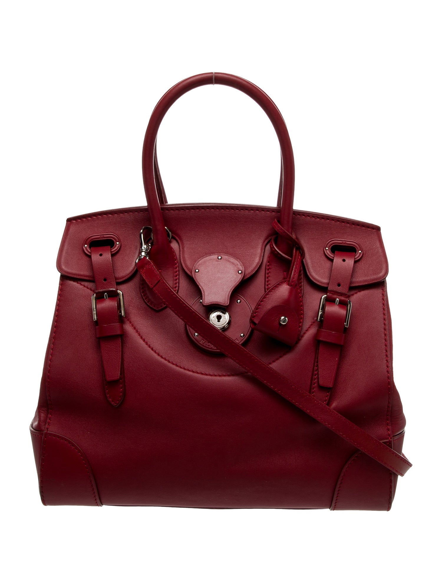 Ralph Lauren Leather Top Handle Bag
