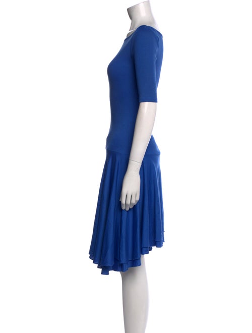 Ralph Lauren Bateau Neckline Knee-Length Dress