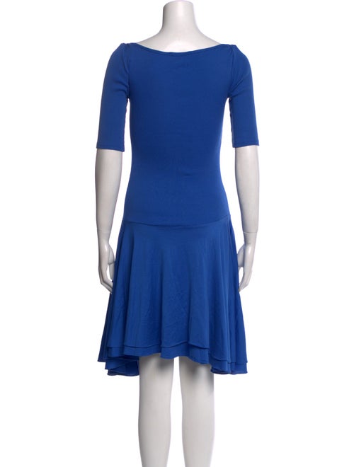 Ralph Lauren Bateau Neckline Knee-Length Dress