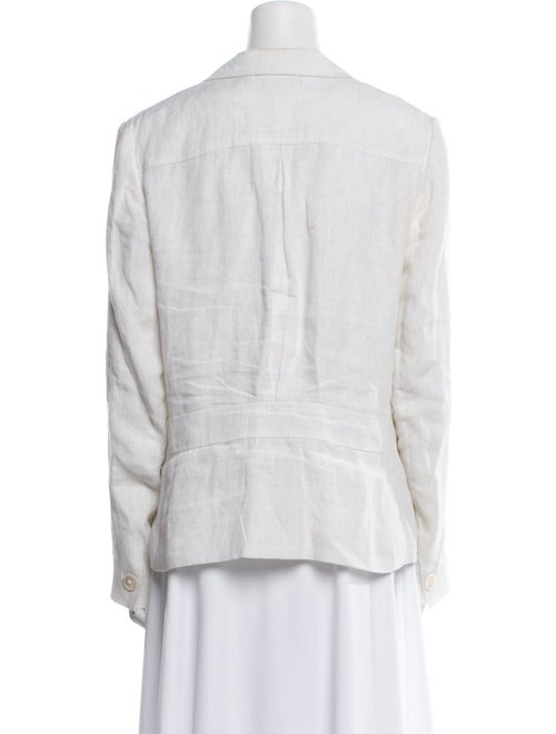 Ralph Lauren Linen Plaid Print Blazer