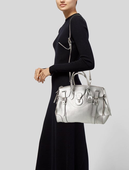 Ralph Lauren Leather Top Handle Bag