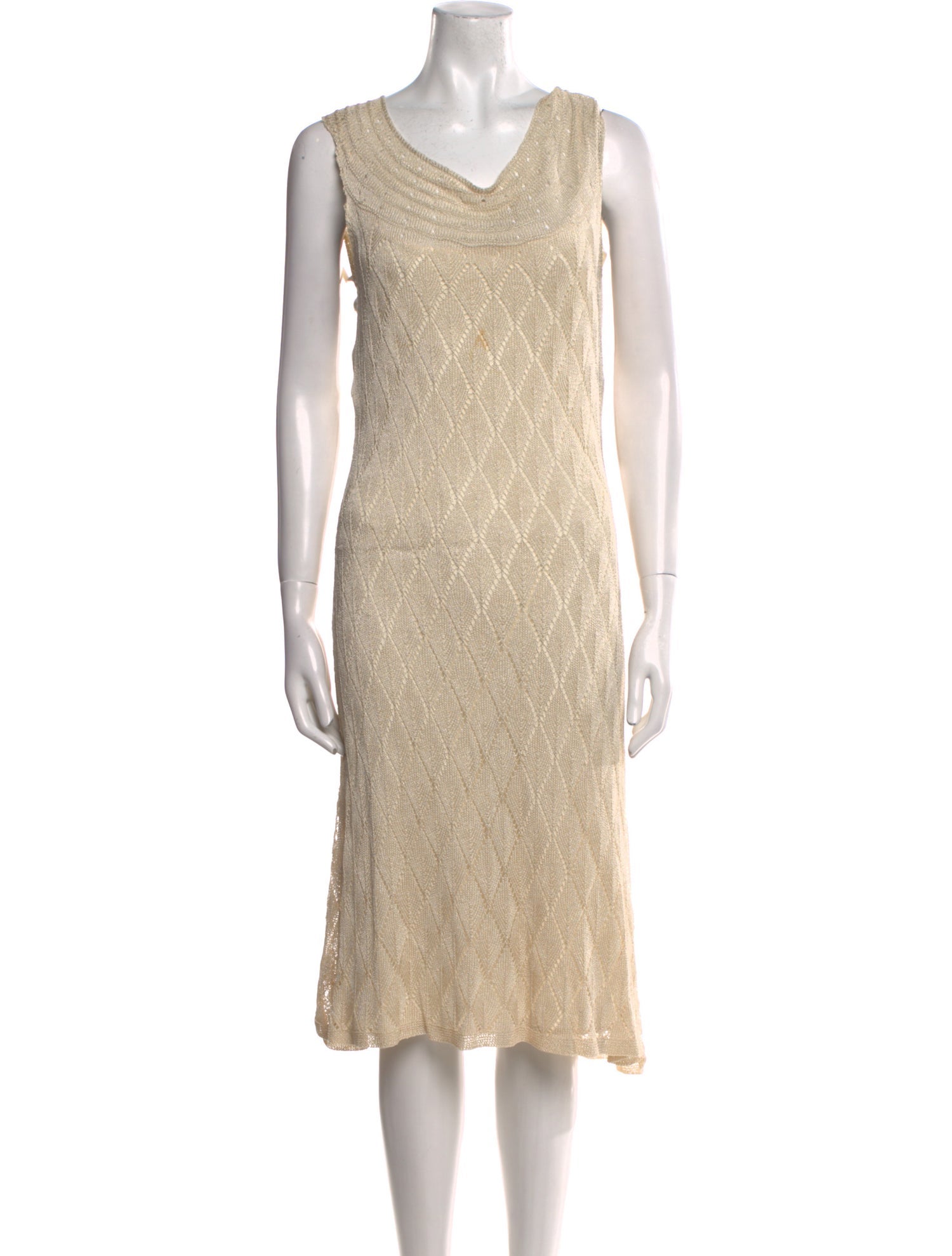 Ralph Lauren V-Neck Midi Length Dress