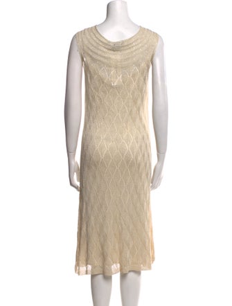 Ralph Lauren V-Neck Midi Length Dress