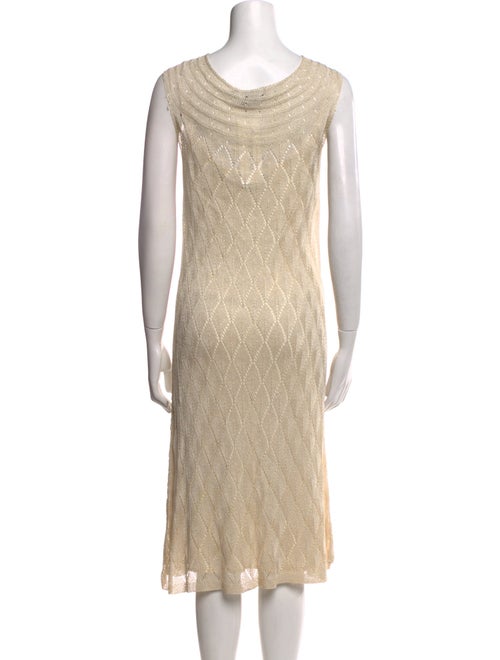 Ralph Lauren V-Neck Midi Length Dress