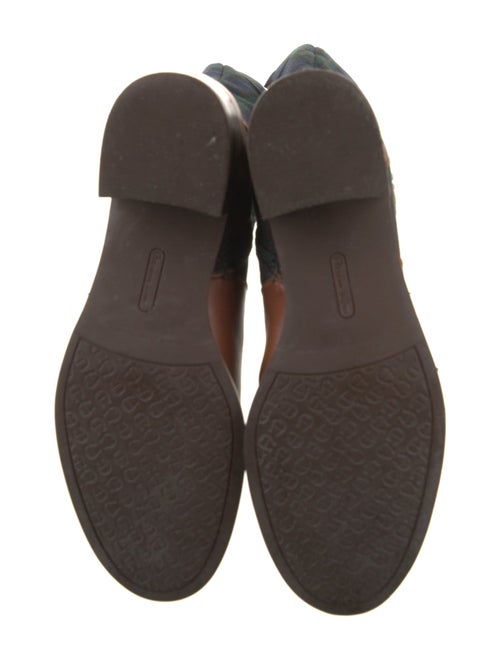 Etienne Aigner Leather Leather Trim Embellishment Riding Boots