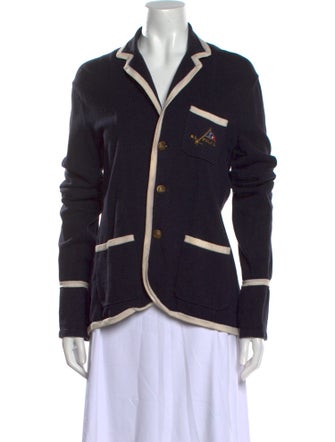 Ralph Lauren Colorblock Pattern V-Neck Sweater