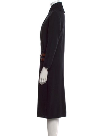 Ralph Lauren Black Label Merino Wool Midi Length Dress