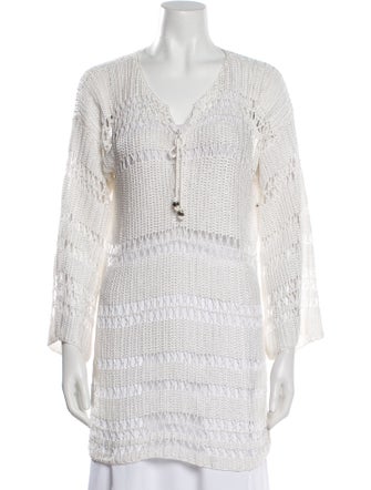 Ralph Lauren Printed V-Neck Sweater