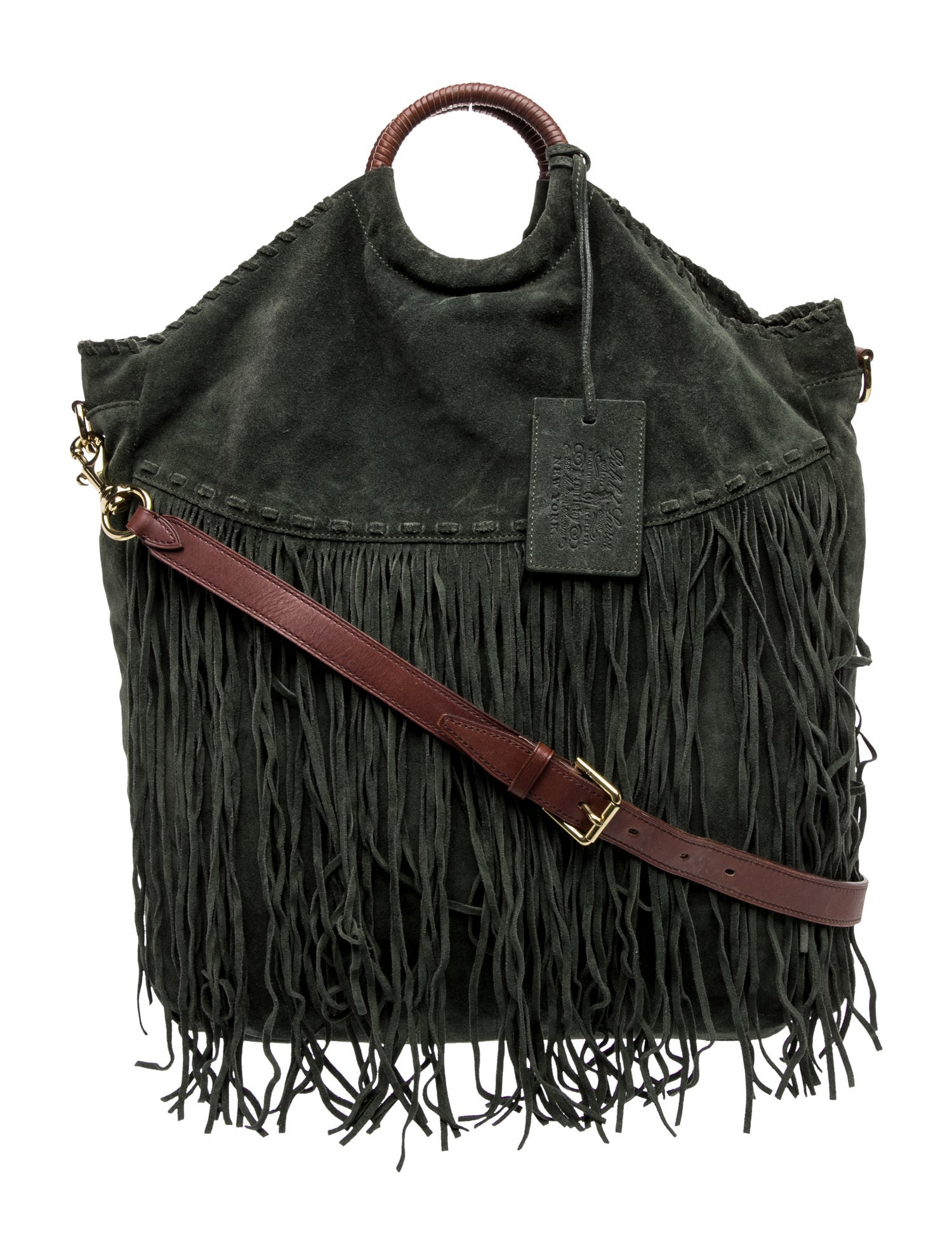 Ralph Lauren Suede Crossbody Bag