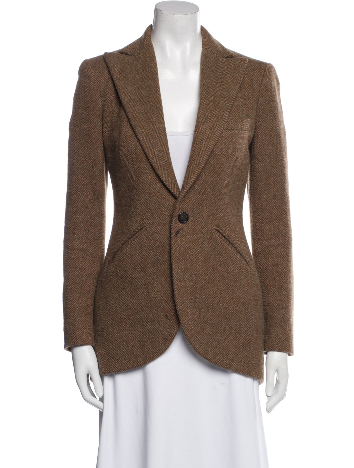 Ralph Lauren Lambswool Printed Blazer