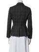 Ralph Lauren Wool Plaid Print Blazer