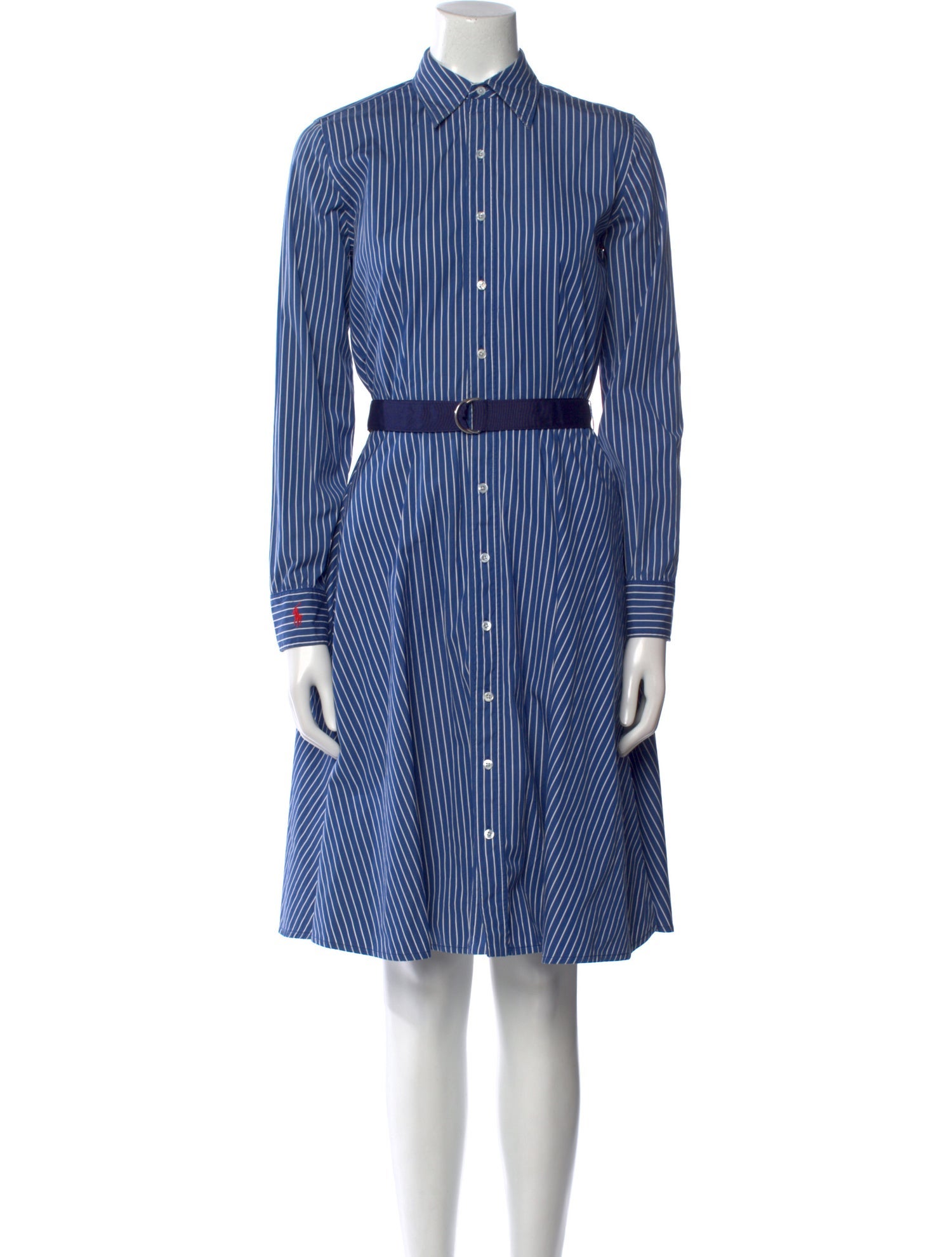 Ralph Lauren Striped Knee-Length Dress