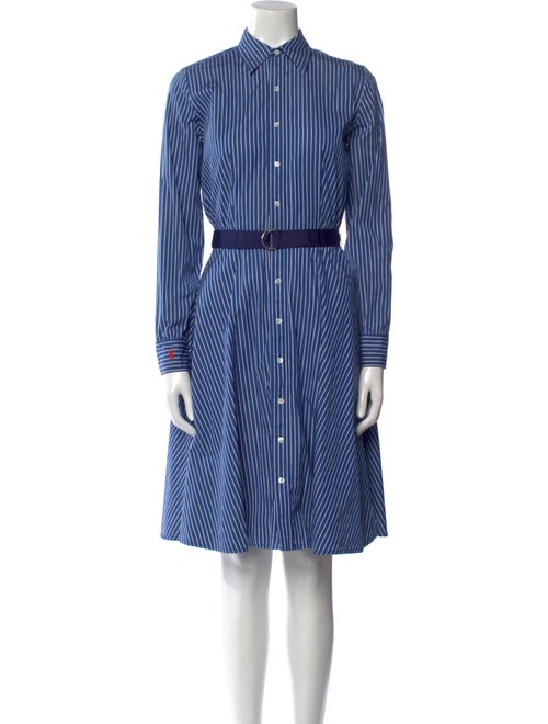 Ralph Lauren Striped Knee-Length Dress