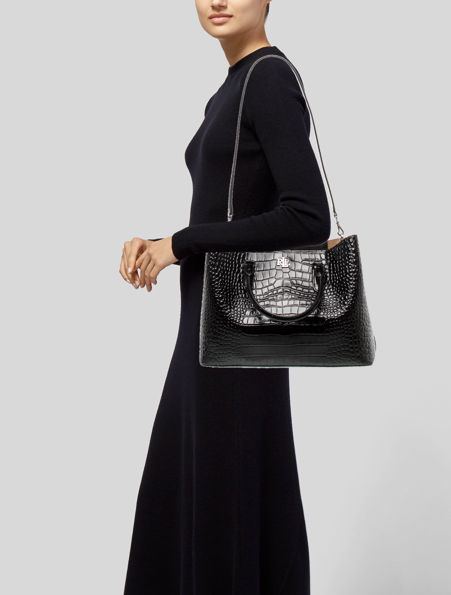 Lauren by Ralph Lauren Leather Shoulder Bag