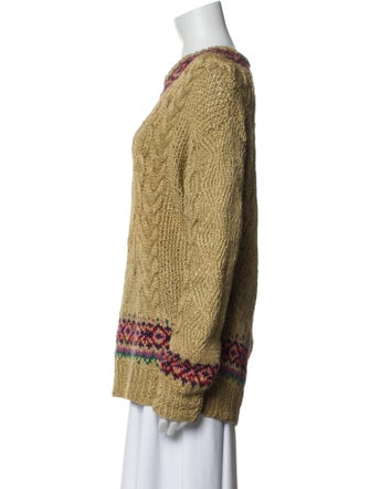 Ralph Lauren Jute Printed Sweater