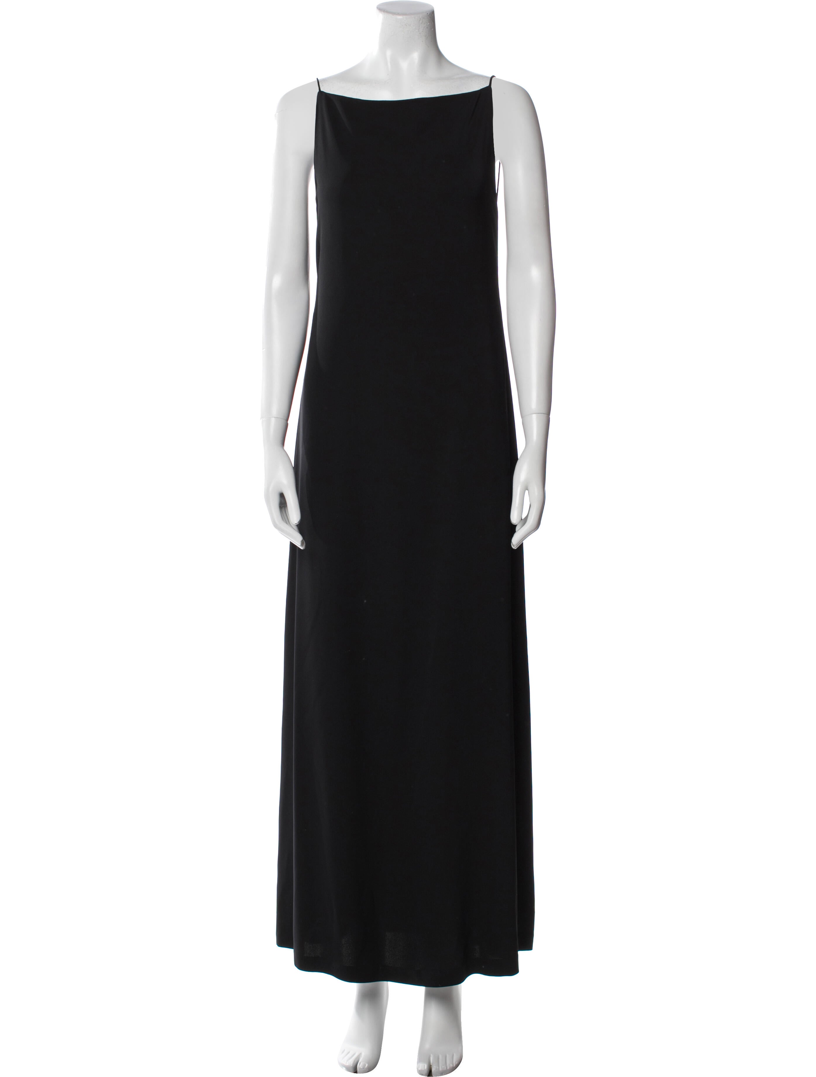 Ralph Ralph Lauren Bateau Neckline Long Dress