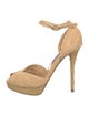 Ralph Lauren Raffia D'Orsay Pumps