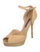 Ralph Lauren Raffia D'Orsay Pumps