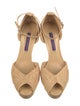 Ralph Lauren Raffia D'Orsay Pumps