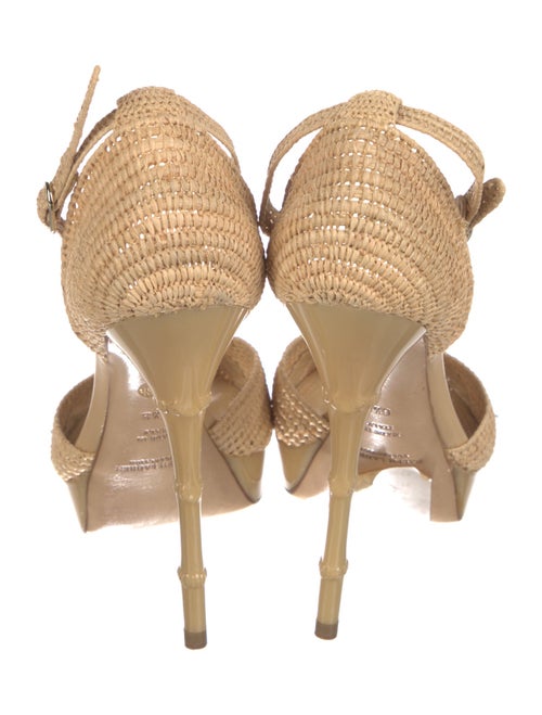 Ralph Lauren Raffia D'Orsay Pumps