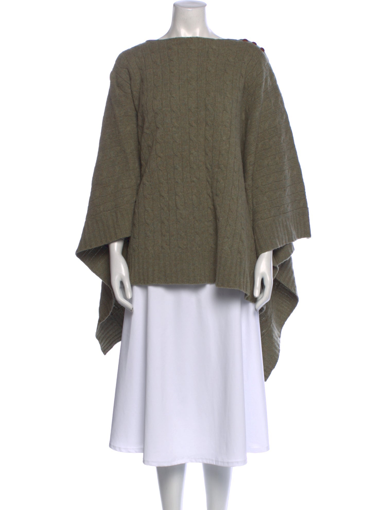 Ralph Lauren Wool Bateau Neckline Sweater