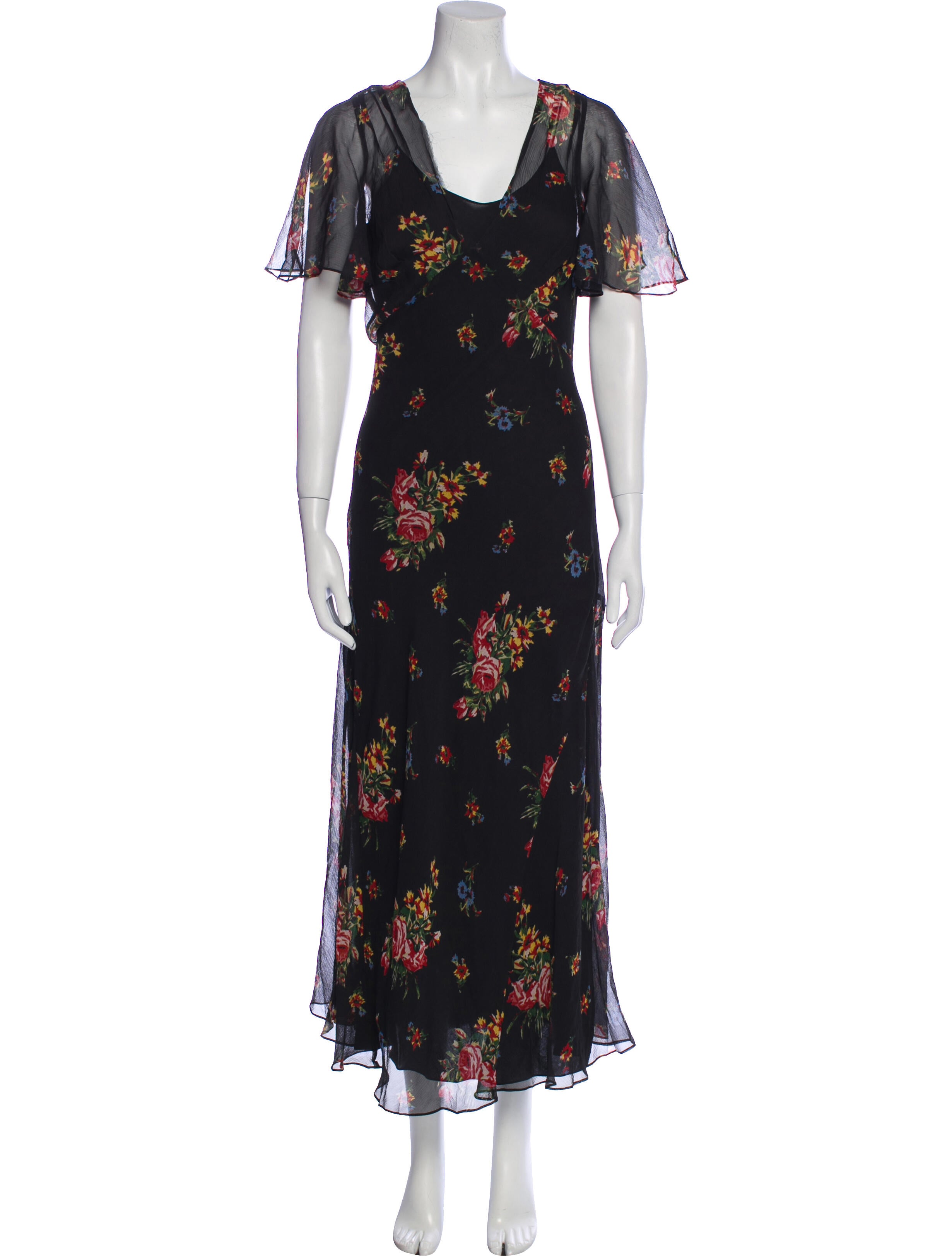 Ralph Lauren Silk Long Dress w/ Tags