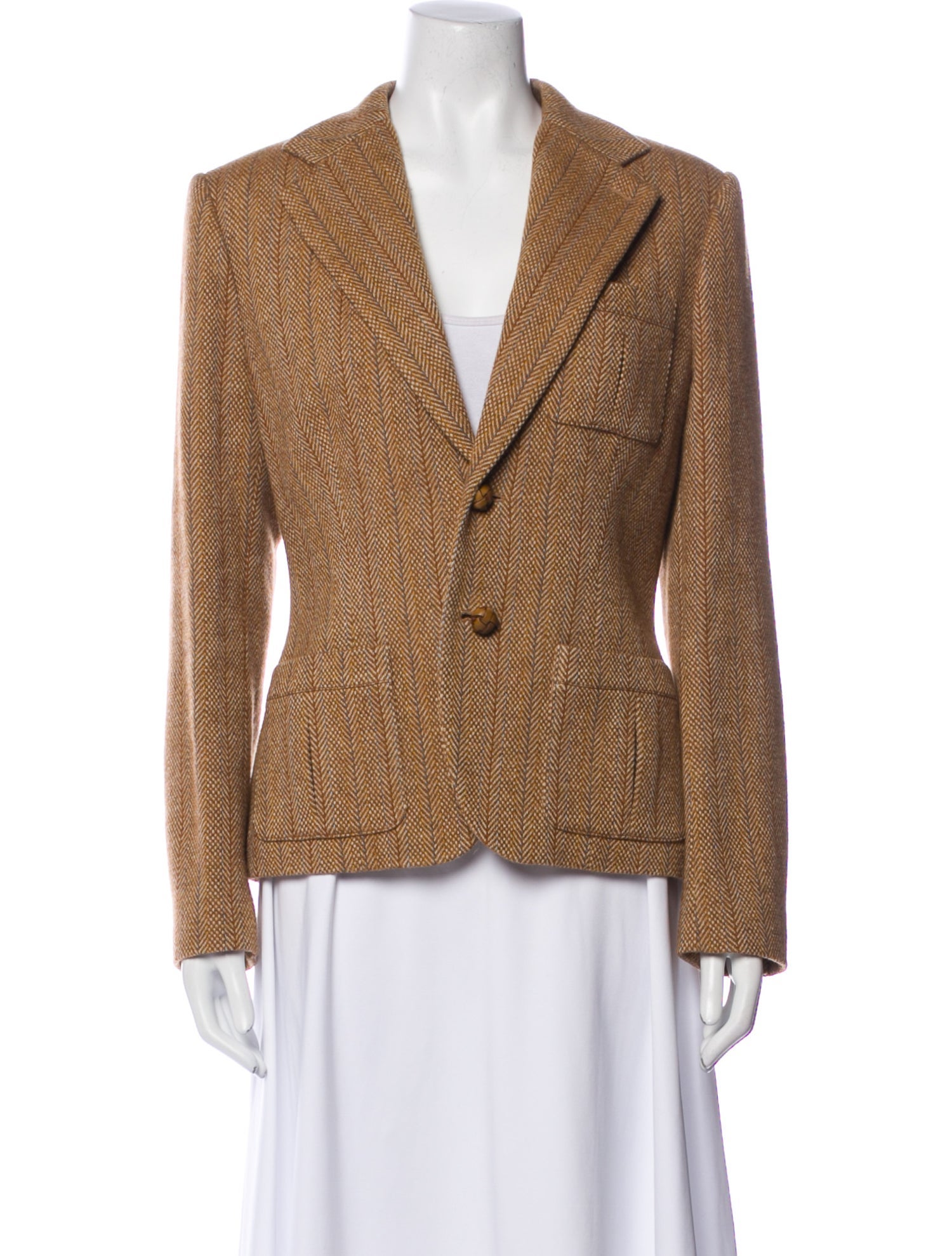 Ralph Lauren Wool Striped Blazer