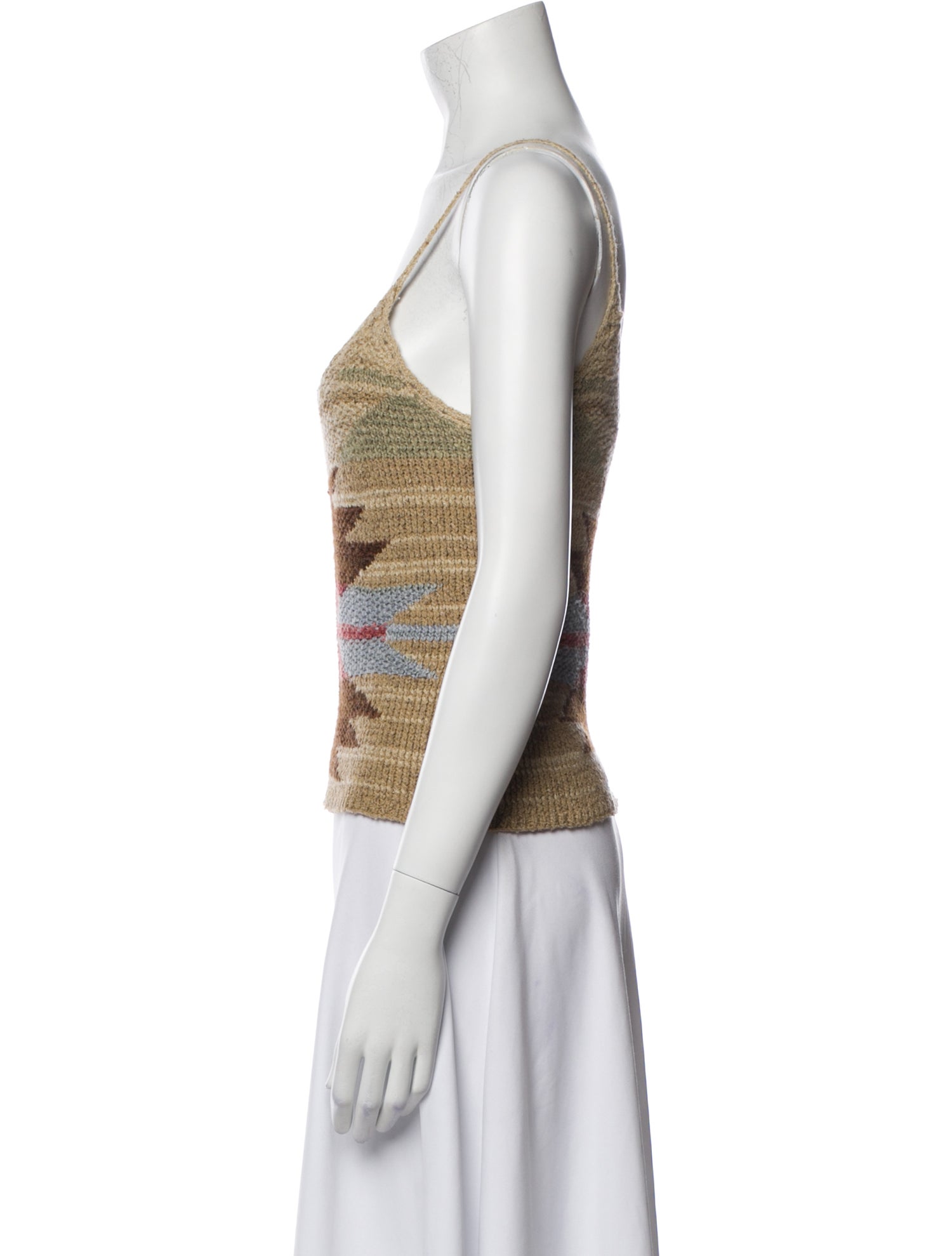 Ralph Lauren Silk Printed Sweater