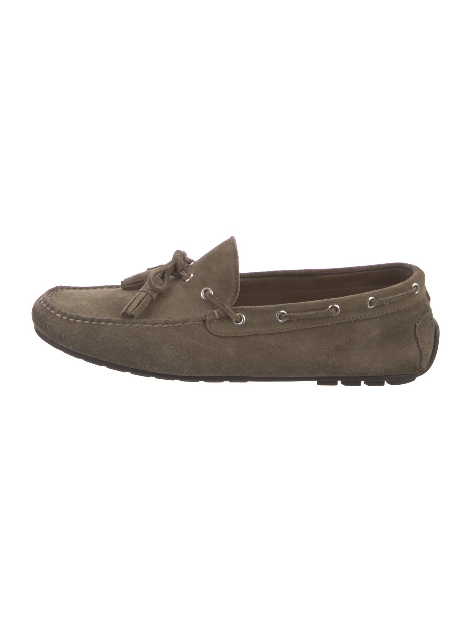 Ralph Lauren Suede Tassel Accents Moccasins