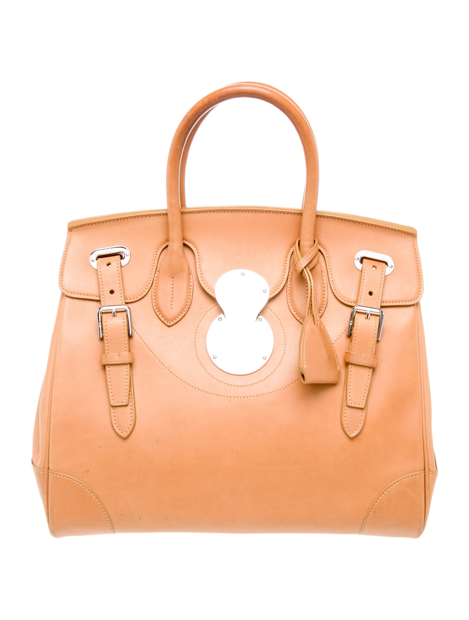 Ralph Lauren Leather Top Handle Bag