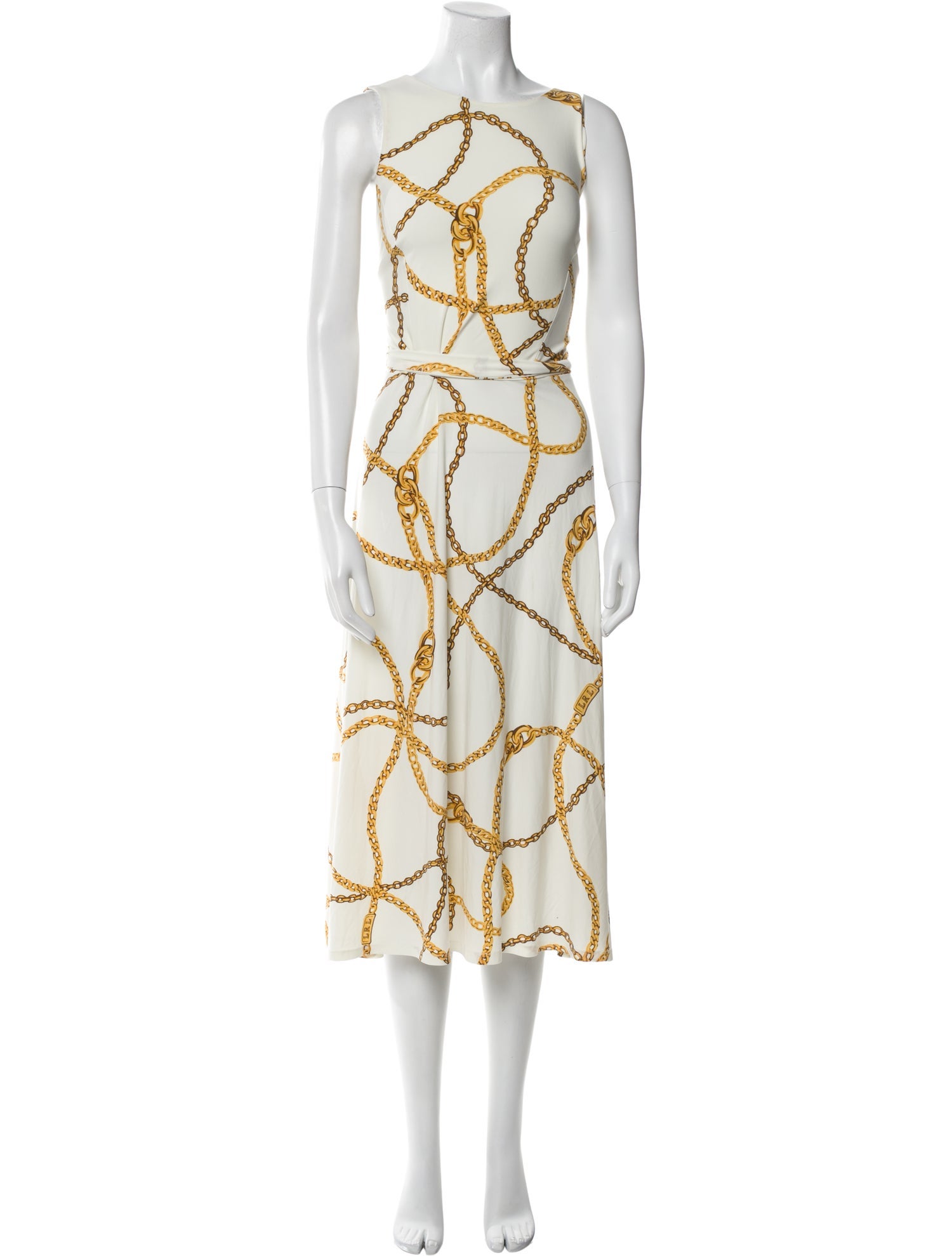 Ralph Lauren Printed Midi Length Dress