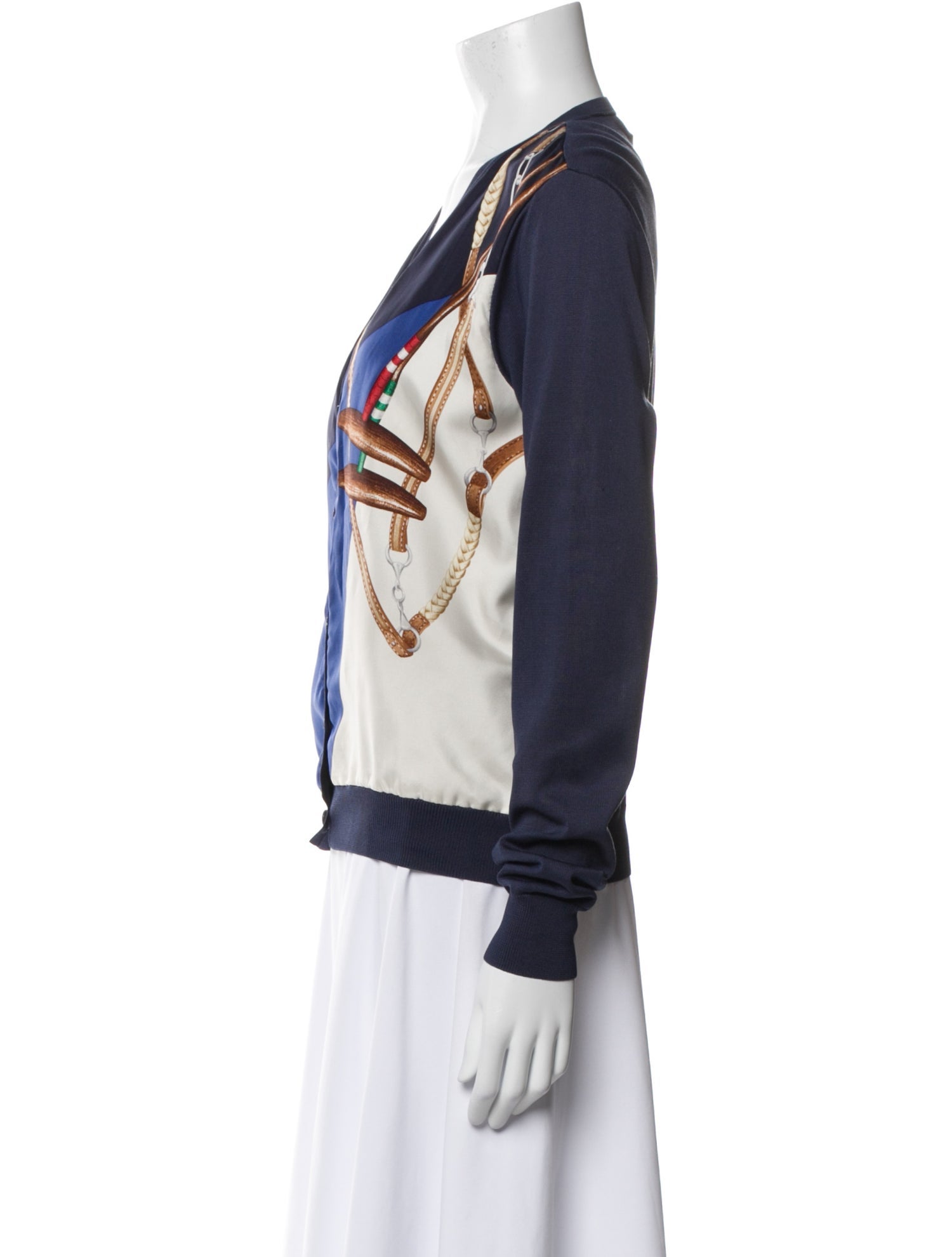 Ralph Lauren Silk Printed Sweater