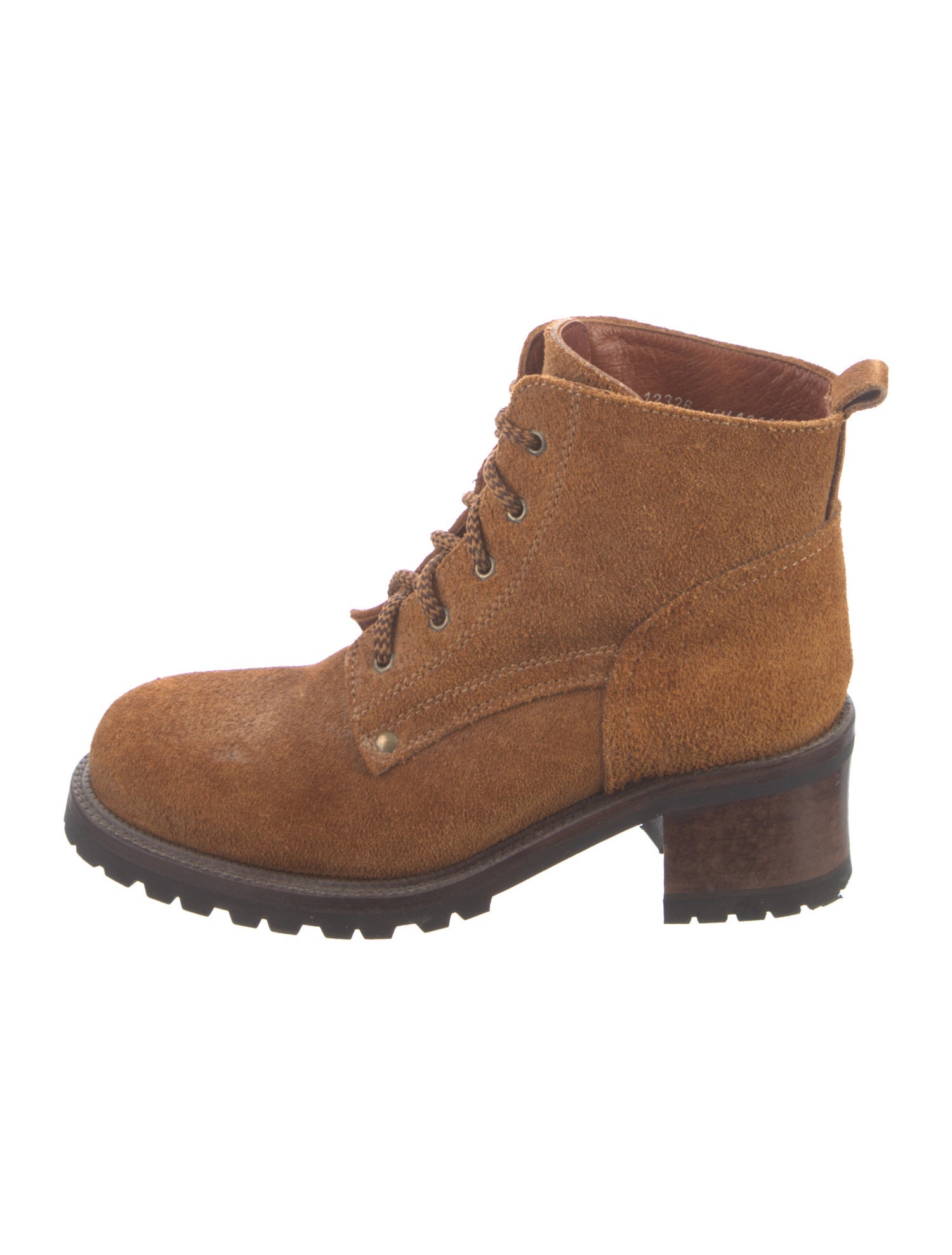 Ralph Lauren Suede Combat Boots