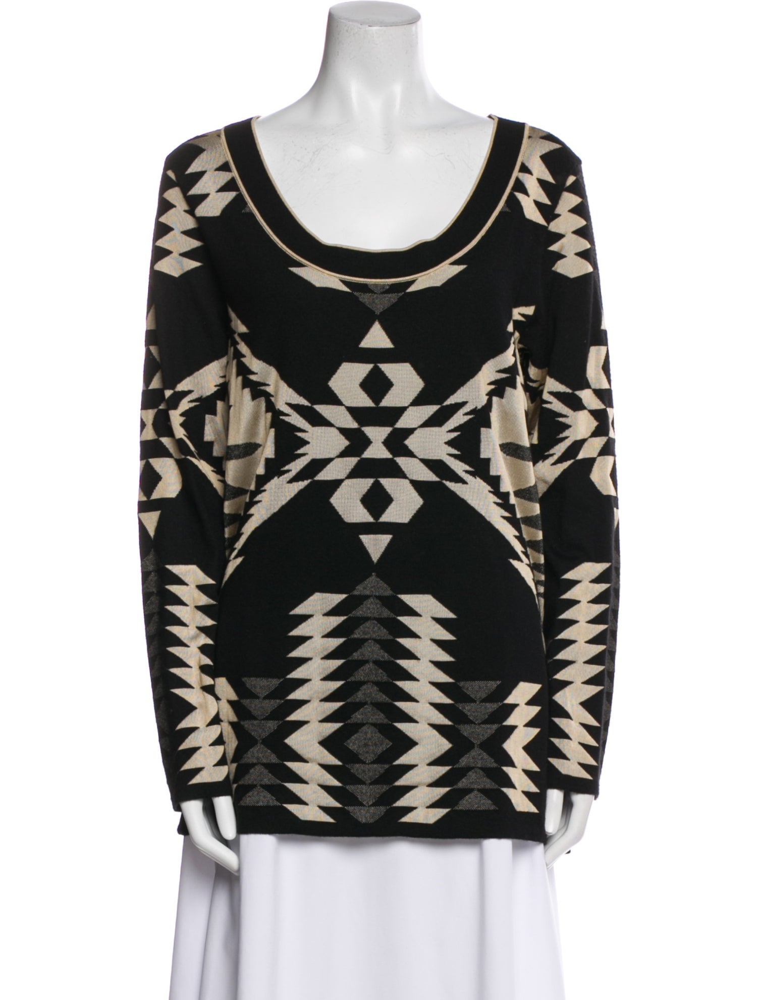 Ralph Lauren Cashmere Printed Sweater