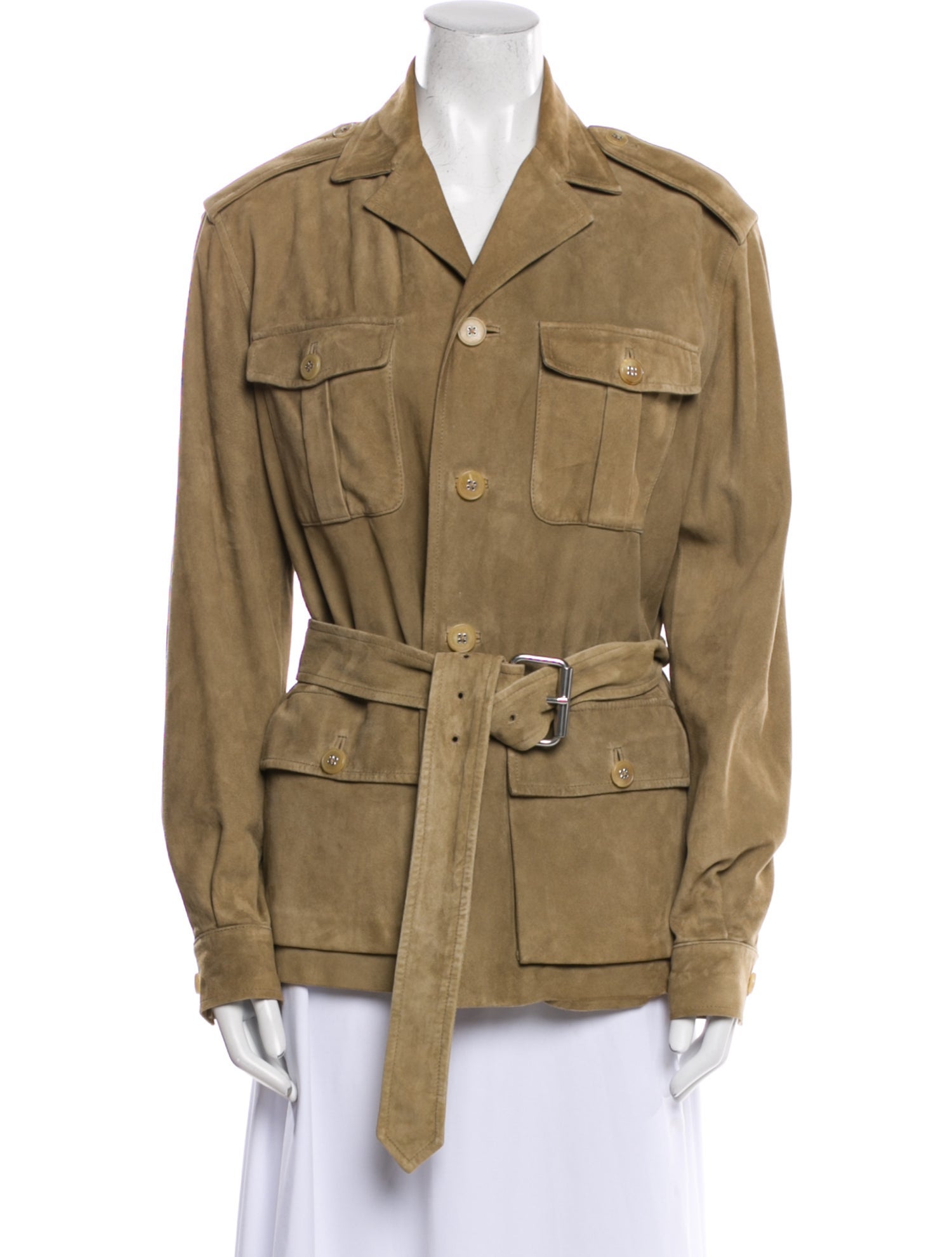 Ralph Lauren Suede Utility Jacket