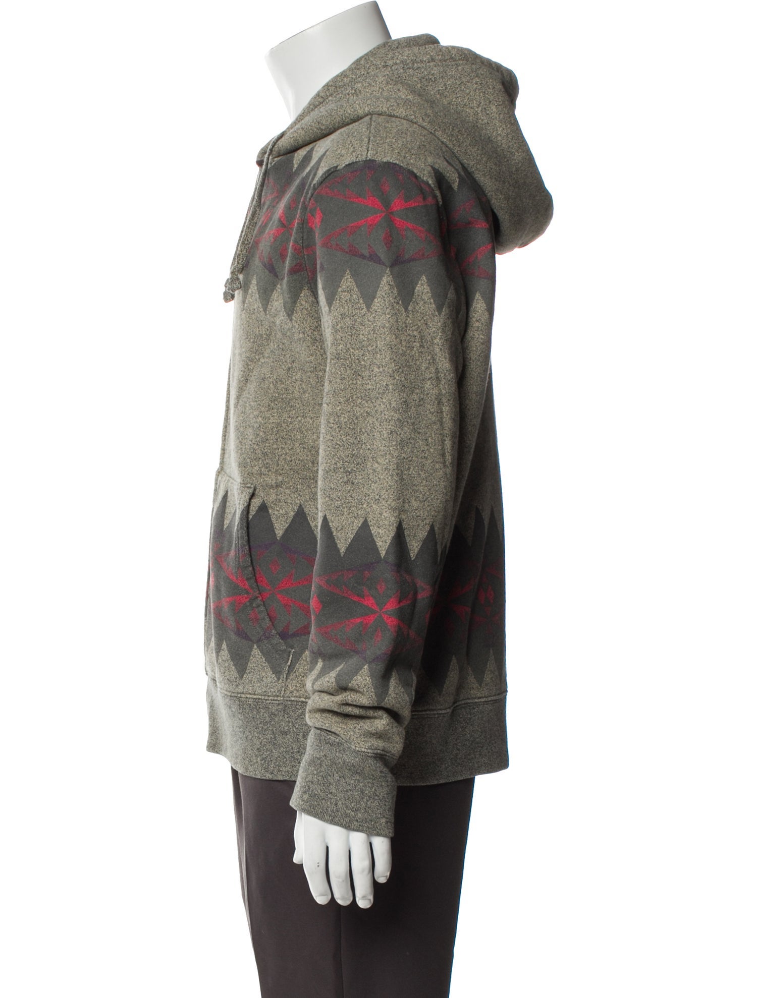 Ralph Lauren Printed V-Neck Hoodie